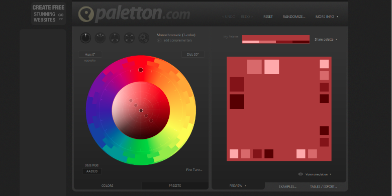 interesting palette generator design branding color